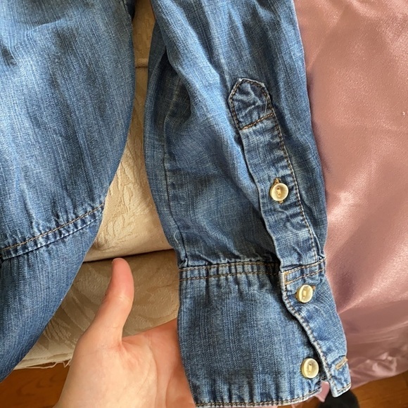 Cloth & Stone denim top - Picture 6 of 10